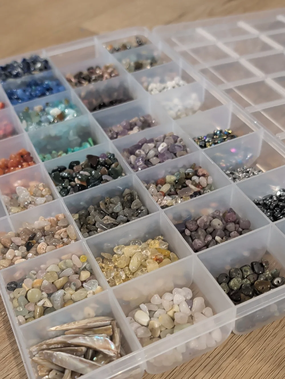 Semi-precious Stone Chip Beads: Amethyst Fluorite Unikite Labradite & Much More!